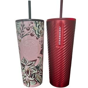 Starbucks Holiday 2022 tumblers / set of 2